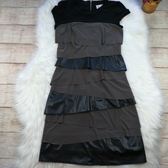 Joseph Ribkoff Draped Sheat Dress Size 2 - Picture 2 of 7